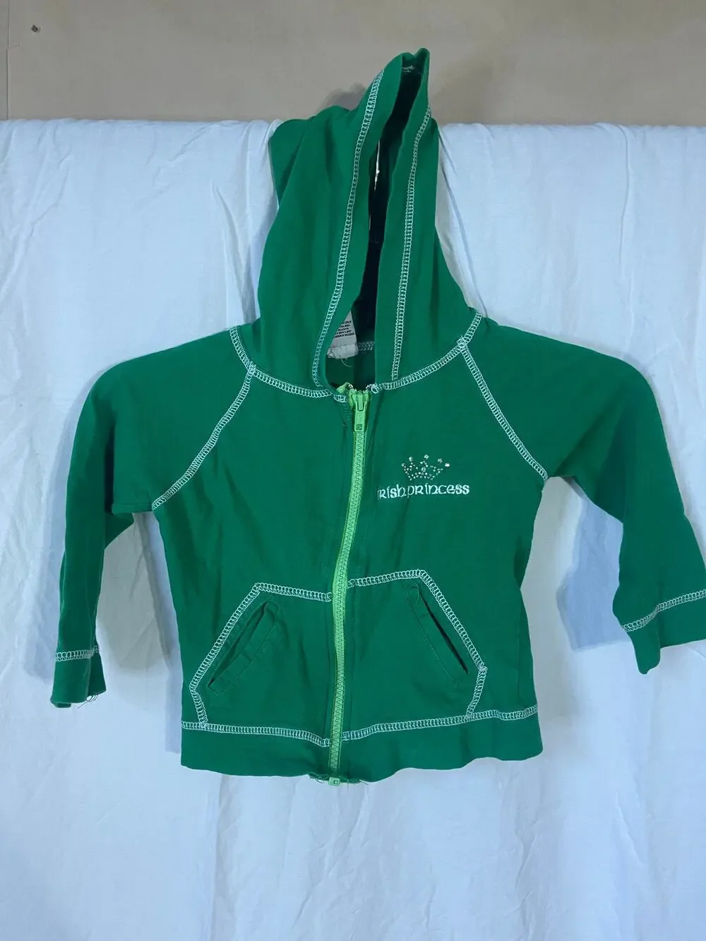 Girls 5-6 Irish Princess hoodie jacket